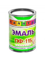 Эмаль Палитра, ПФ-115, алкидная, глянцевая, спелая вишня, 0.9 кг