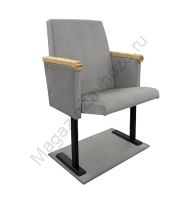 Кресло театральное К-42 трапециевидной формы с откидным сидением