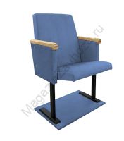 Кресло театральное К-42 трапециевидной формы с откидным сидением