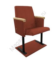 Кресло театральное К-42 трапециевидной формы с откидным сидением