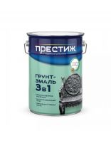 Грунт-эмаль Престиж, по ржавчине, алкидная, коричневая, 5 кг
