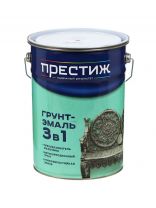 Грунт-эмаль Престиж, по ржавчине, быстросохнущая, алкидная, вишня, 5 кг