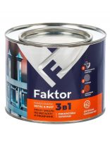 Грунт-эмаль Ярославские Краски, Faktor, по ржавчине, алкидная, белая, 1.9 кг