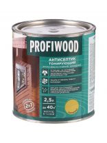 Антисептик Profiwood, для дерева, тонирующий, калужница, 2.1 кг