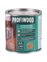 Антисептик Profiwood, для дерева, тонирующий, орех, 2.1 кг
