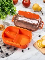 Контейнер пищевой пластик, 22.5х16.5х6.5 см, в ассортименте, прямоугольный, Y6-6572