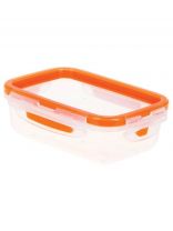 Контейнер пищевой пластик, 0.4 л, 15х10.5х5.5 см, прямоугольный, герметичный, Idea, Рич, М 1385