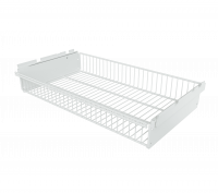 Корзина выдвижная «ТИТАН-GS» (Цвет: Белый)