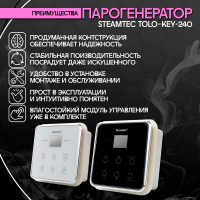 Парогенератор Steamtec TOLO KEY 240 - 24 кВт