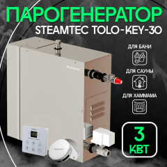 Парогенератор Steamtec TOLO KEY 30 - 3 кВт бюджетная серия