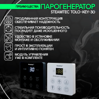 Парогенератор Steamtec TOLO KEY 30 - 3 кВт