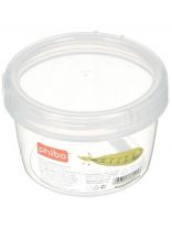 Банка для сыпучих продуктов, пластик, 0.25 л, 6.2 см, с крышкой, Бытпласт, Твист, 4311393