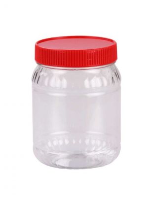 Банка для сыпучих продуктов, пластик, 0.7 л, с крышкой, Альтернатива, М6224, в ассортименте