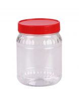 Банка для сыпучих продуктов, пластик, 0.7 л, с крышкой, Альтернатива, М6224, в ассортименте