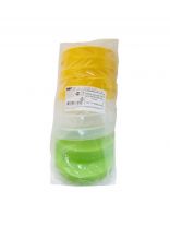 Крышка пластик, двойная, 10 шт, Стандарт Пластик Групп, ПЭ №1, 340-0347, в ассортименте