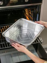 Форма для запекания алюминий, 36.9х27х7.1 см, 5.05 л, прямоугольная, с крышкой, Daniks, 99L