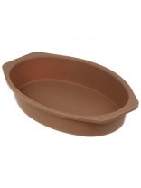 Форма для запекания силикон, 26х16.7х4.5 см, 1.2 л, овальная, Хорс, Nut, П-01-80-(62)