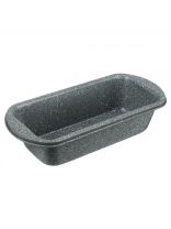 Форма для запекания углеродистая сталь, 12.5х26.5х6 см, 0.65 л, антипригарное покрытие, прямоугольная, мрамор, Satoshi, Буко, 849-187