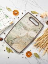 Доска разделочная пластик, 37х23х1.1 см, с ручкой, прямоугольная, Y4-7220