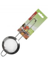 Сито металл, 8 см, с ободком и ручкой, D-042/YW-G361-8