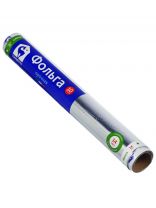 Фольга пищевая алюминий, 10 м, 14 мкм, экстрапрочная, Lomberta, 721109