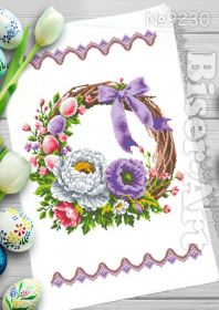 9230 Biser-Art. Пасхальный рушник