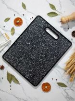 Доска разделочная пластик, 30х38 см, в ассортименте, прямоугольная, Y4-8683