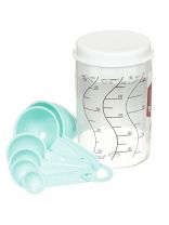 Стакан мерный 0.5 л, 6 мерных ложек, в ассортименте, Apollo, Gage, GAG-50