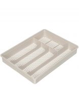 Лоток для столовых приборов 34х25.5х4.5 см, в ассортименте, Полимербыт, 4 316 400