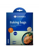 Пакеты для запекания, 55х45 см, 5 шт, с завязками, Daniks