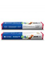 Фольга пищевая алюминий, 10 м, 14 мкм, коробка, Daniks