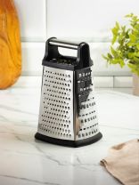 Терка 4 грани, 22х14х11.5 см, нержавеющая сталь, пластик, Daniks, Y4-8860