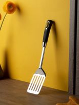 Лопатка кулинарная, нержавеющая сталь, 35.5х7 см, навеска, Satoshi, Имари, 882-269