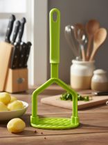 Картофелемялка кулинарная, нейлон, 25х10х7.5 см, навеска, лайм, HouseLoft, Fresh, Y4-11200