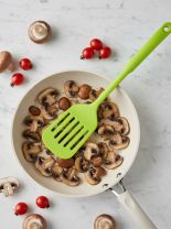 Лопатка кулинарная нейлон, с прорезями, навеска, лайм, HouseLoft, Fresh, Y4-11197