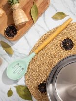 Ложка поварская силикон, с прорезями, навеска, Daniks, Freshness, CL04732BC13