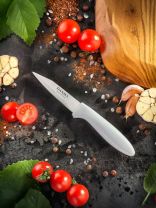 Нож кухонный Daniks, Эконом, для овощей, нержавеющая сталь, 9 см, рукоятка пластик, YW-A054-PA