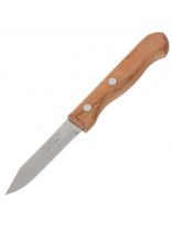 Нож кухонный Tramontina, Dynamic, для овощей, нержавеющая сталь, 8 см, рукоятка дерево, 22310/003-TR