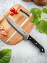 Нож кухонный Daniks, Классик, шеф-нож, нержавеющая сталь, 20 см, рукоятка пластик, YW-A111-UT