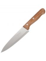 Нож кухонный Tramontina, Dynamic, поварской, нержавеющая сталь, 15 см, рукоятка дерево, 22315/006-TR