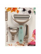 Набор овощечисток нержавеющая сталь, рукоятка пластик, навеска, Atmosphere, SummerTime, AT-K2172