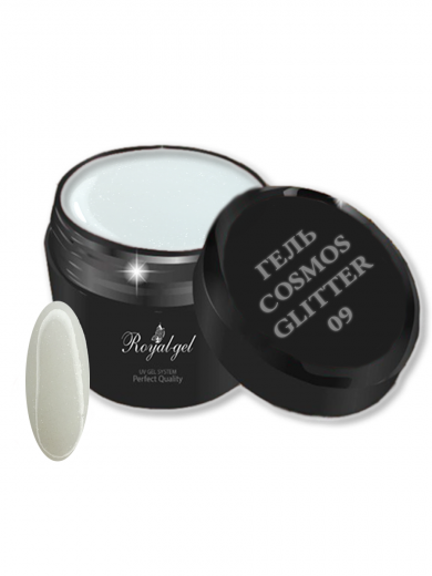 "COSMOS GLITTER" 09 гель моделирующий с блестками