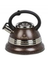 Чайник нержавеющая сталь, 3.2 л, со свистком, зеркальный, RasheL, индукция, коричневый, М-7905