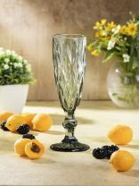 Бокал для шампанского, 230 мл, стекло, Малахит, Y4-3052