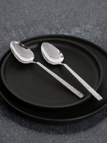 Ложка нержавеющая сталь, 2 предмета, столовая, Domenik, Rock, DMC021
