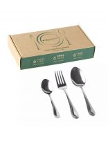 Набор столовых приборов нержавеющая сталь, 18 предметов, Катунь, Селена, КТ-961-НБ-18