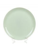 Тарелка обеденная, стеклокерамика, 25 см, круглая, Diwali Paradise Green, Luminarc, V5839, зеленая