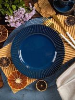 Тарелка десертная, керамика, 22 см, круглая, Юпитер, Y6-10210