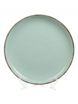 Тарелка обеденная, керамика, 24 см, круглая, Daily, Domenik, DMD101, бирюзовая
