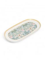 Блюдо фарфор, овальное, 16.5х33 см, Flowers, Fioretta, TDB595